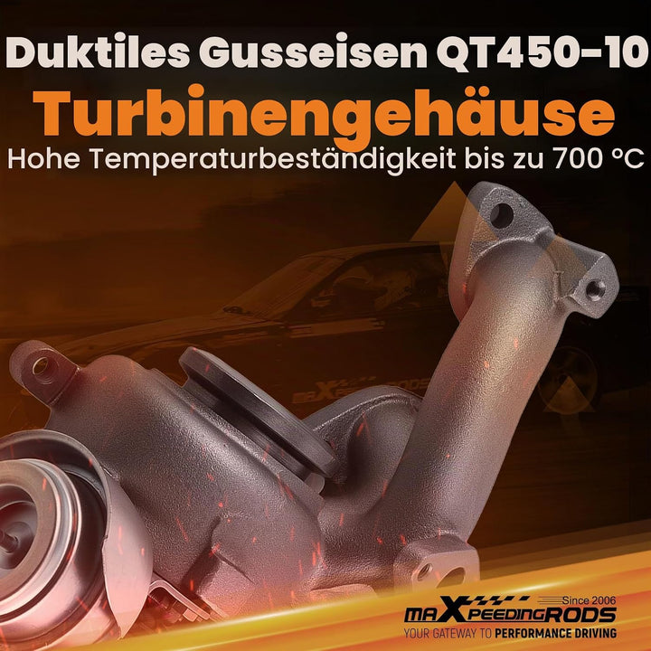 maXpeedingrods Turbolader für A3 8P Sportback Golf V GT 2.0 TDI AZV BKD 140PS 03G253010JX