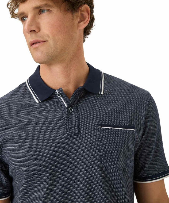 BRAX Kurzarm Polohemd Poloshirt Paddy Pique Beige XS 23 Navy, XS 23 Navy