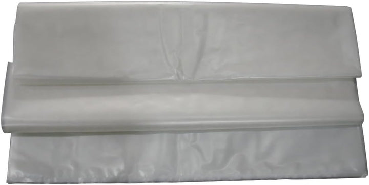 Spänesack aus PE, Transparent, 900x1500 mm, 140µ, Durchmesser 570mm, Reissfest für Holz- und Kunstst