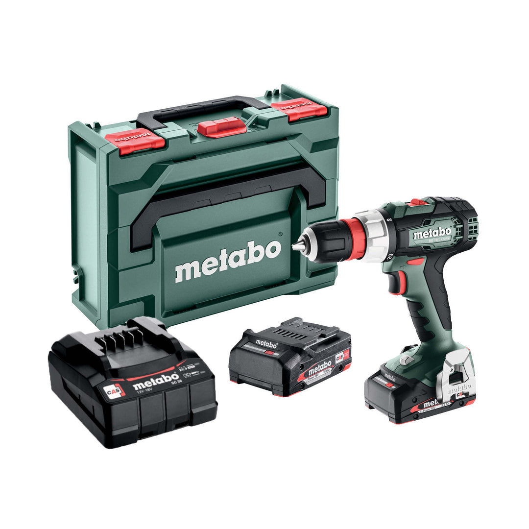 metabo Akku-Bohrschrauber BS 18 L Quick, 18 V Schrauber, 60 Nm | Kompakter Bohrschrauber mit 2x 2,0