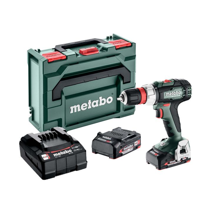 metabo Akku-Bohrschrauber BS 18 L Quick, 18 V Schrauber, 60 Nm | Kompakter Bohrschrauber mit 2x 2,0