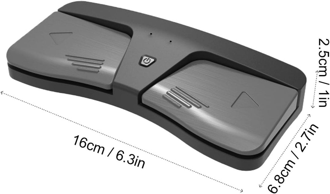 Drahtloses Page-Turner-Pedal, Bluetooth-Musik-Fussschalter-Page-Turner mit Rutschfestem Pad für -Tab