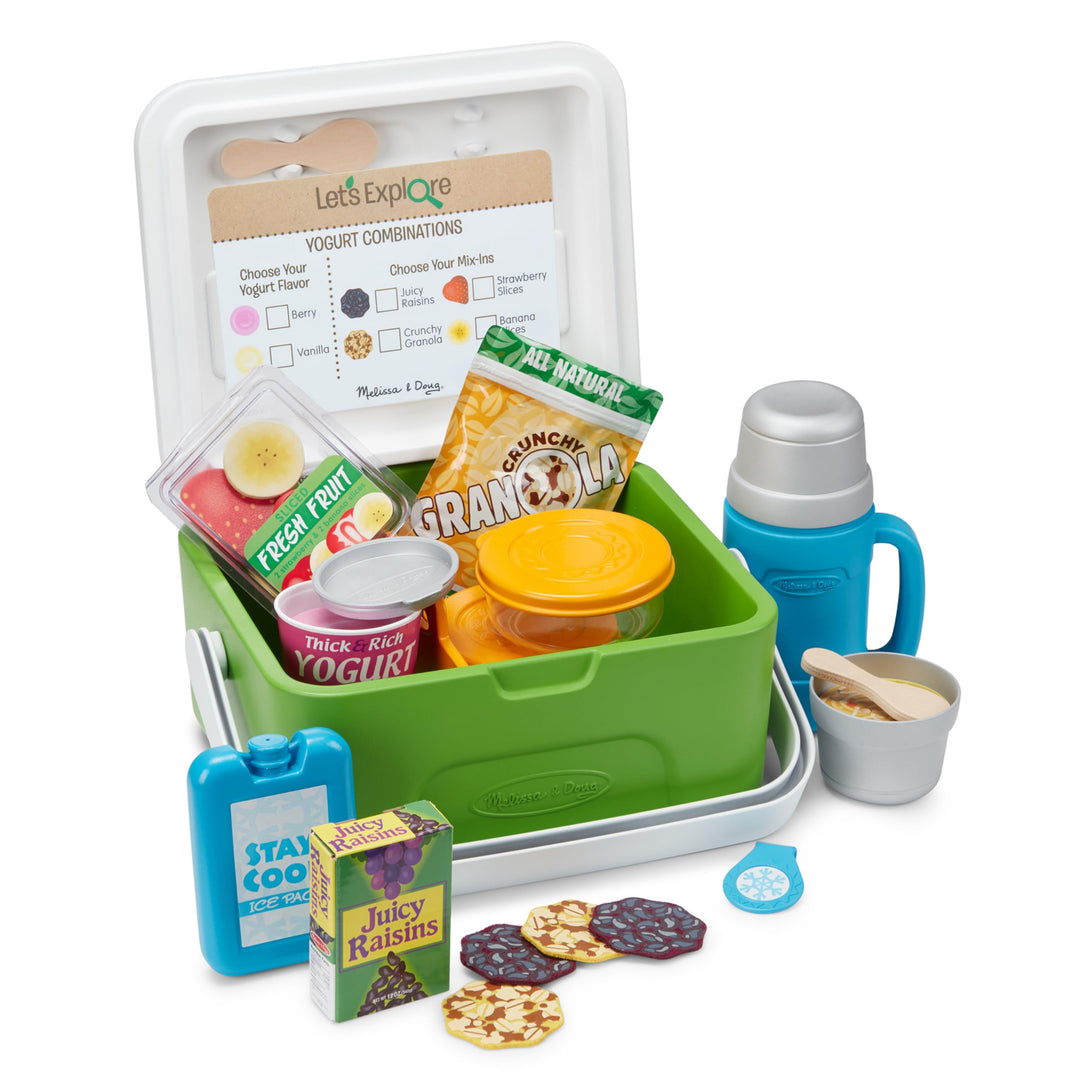 Melissa & Doug | Let's Explore Camp Kühler Set | Pretend Play | 3+ | Geschenk für Jungen oder Mädche