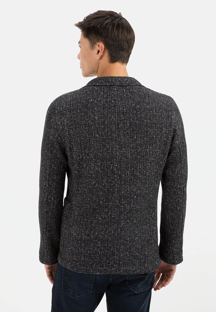 camel active Herren 442305/8i37 Lässiger Blazer 52 Grau, 52 Grau