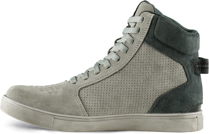 SHIMA SX-2 EVO Motorradschuhe für Herren - Atmungsaktiv, Verstärkte Leder Biker Motorradstiefel Männ
