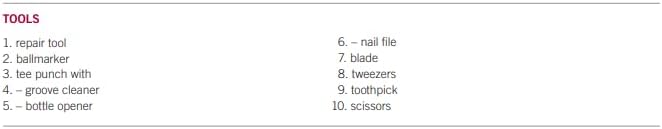 Victorinox Schweizer Taschenmesser, Golf Tool, Multitool, Outdoor, 10 Funktionen, Klinge, Reparatur-