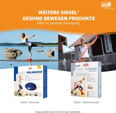 SISSEL PILATES Circle, Pilates-Ring mit rutschfesten Griffen, Trainingsgerät für Core-Training Singl