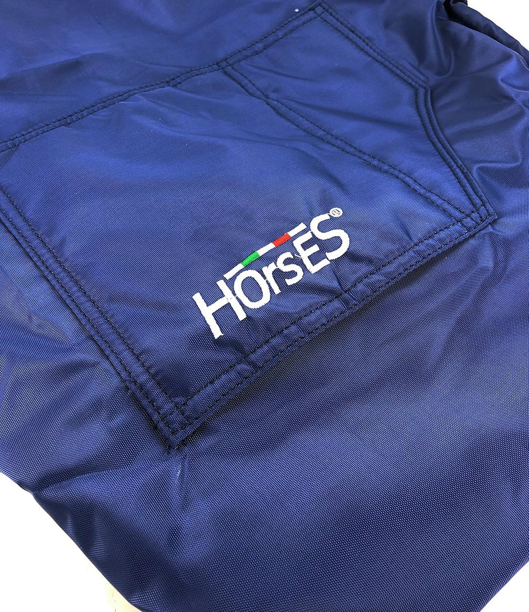 Horses, Sattel Überzug In Nylon mit innerhalb Fleece, Verstellbarer Sitzbezug, Geeignet für mehrere