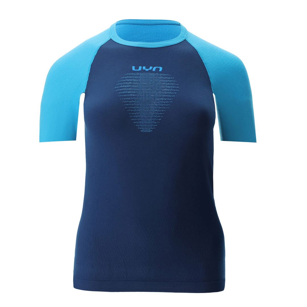 UYN Damen Running Tempo Run Ow Short_sl T-Shirt XS Hellblau, XS Hellblau
