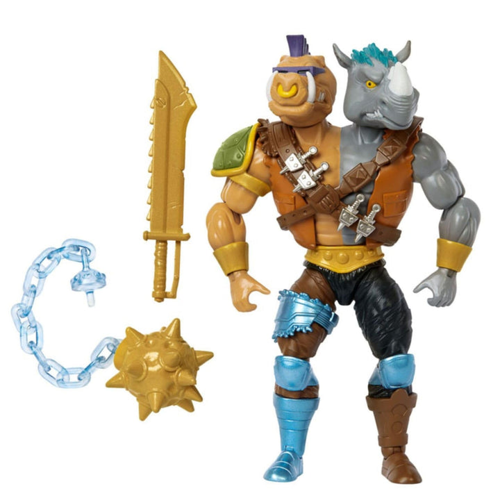 Masters of The Universe Mattel x Turtles of Grayskull 2-Bopsteady Action Figure HVJ66, 2-Bopsteady