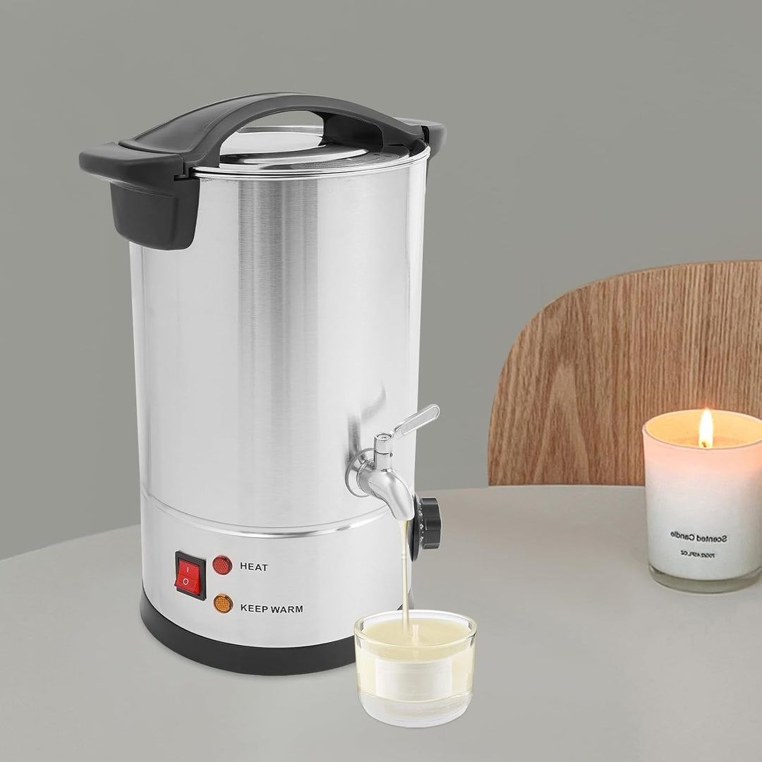 NiuLifeya Wachsschmelzer 8 L, Wachsschmelztopf 1800 W, 30 bis 110 °C | Elektrischer Wachsschmelztopf