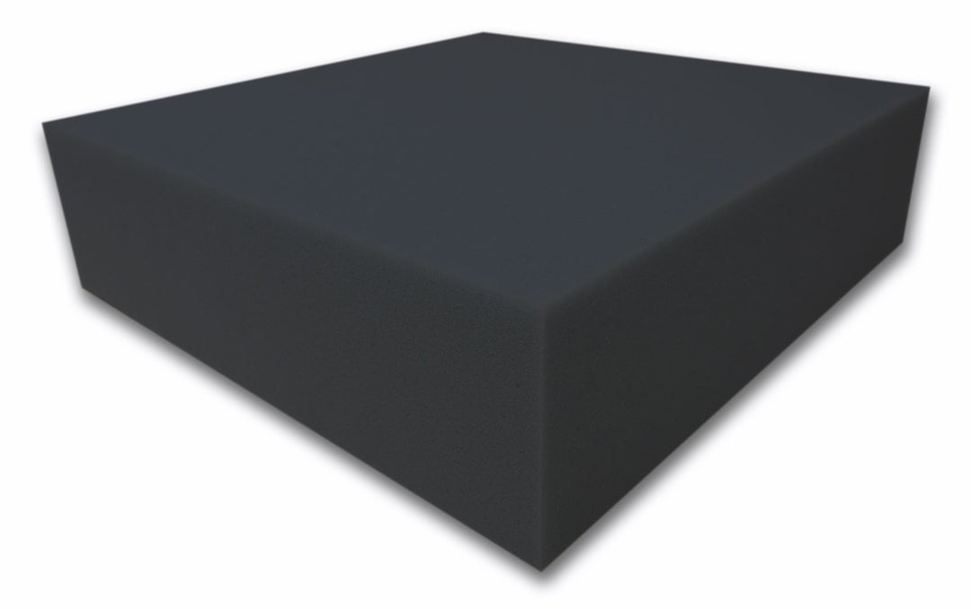 Dibapur Akustikpur Glatt Schwarz Raum Akustik Schaumstoff Dämmung Schallschutz (90x200x9cm) RG 25 SH