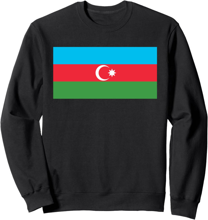 Aserbaidschanische Flagge von Aserbaidschan Sweatshirt