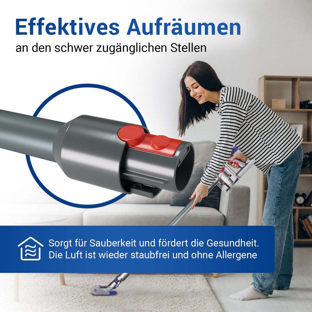 VIOKS Staubsauger Rohr Staubsaugerstange Grau Ersatz für Saugrohr Dysоn 967477-06 für Dysоn Staubsau