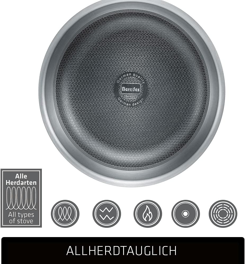 Berndes Topf Tricion Resist 14 cm, Milchtopf 1,9 l Volumen, für alle Herdarten inkl. Induktion, schn
