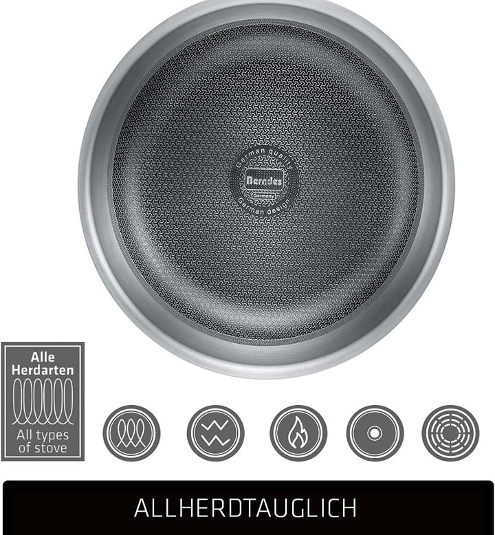 Berndes Topf Tricion Resist 14 cm, Milchtopf 1,9 l Volumen, für alle Herdarten inkl. Induktion, schn