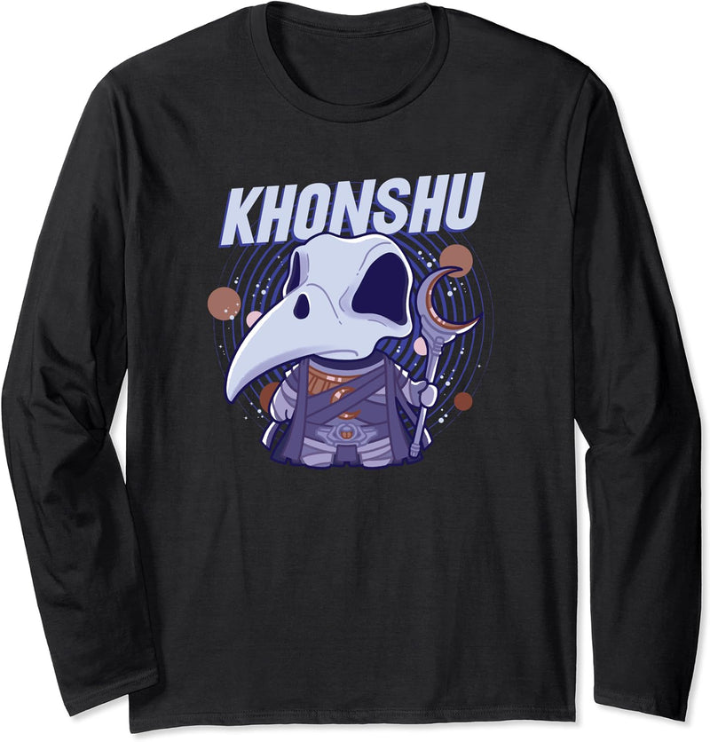 Marvel Moon Knight Khonshu Centered Space Backdrop Langarmshirt