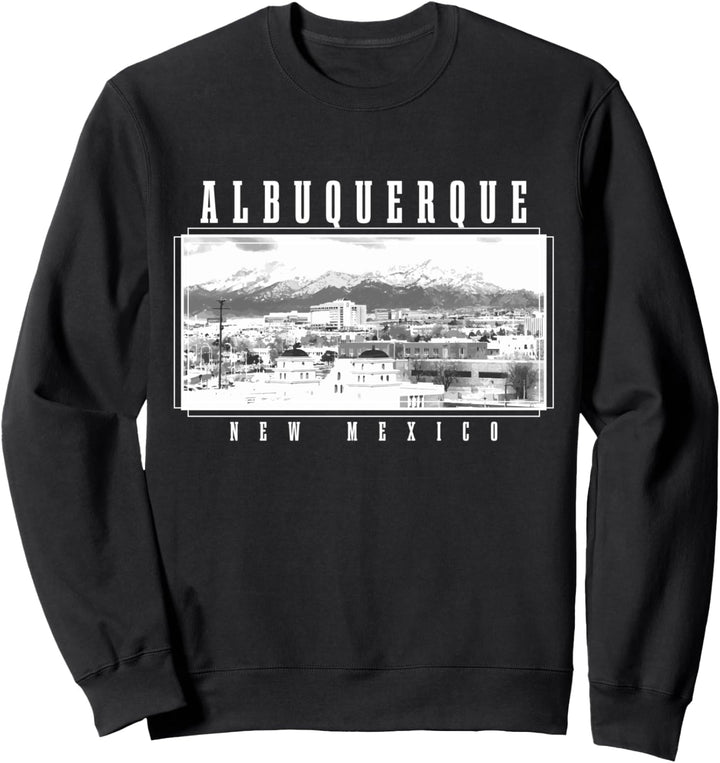 Albuquerque New Mexico Vintage Souvenir Skyline USA Amerika Sweatshirt