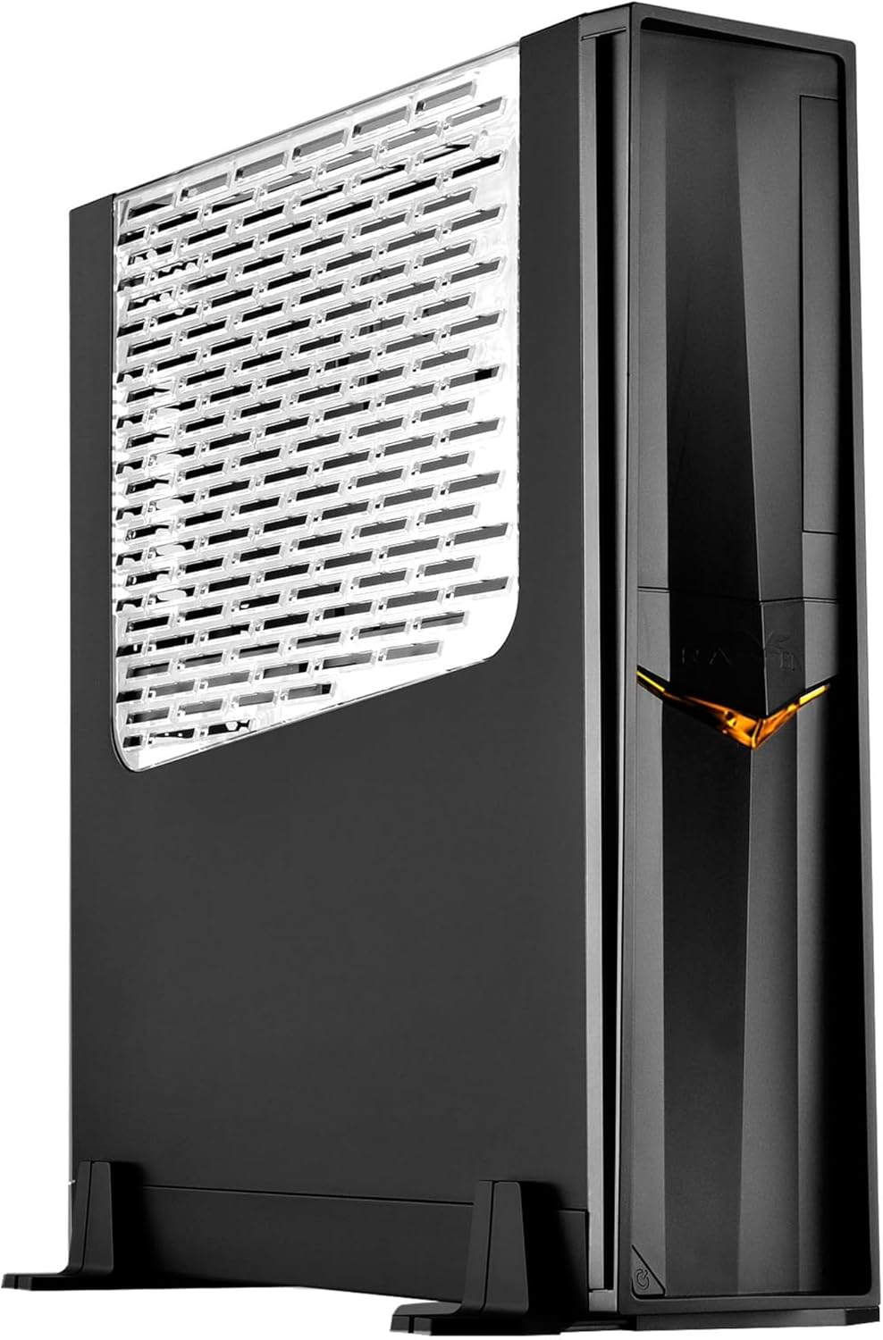 Silverstone SST-RVZ02B-W - Raven Mini-ITX schmales Gaming Computer Gehäuse mit Fenster, schwarz