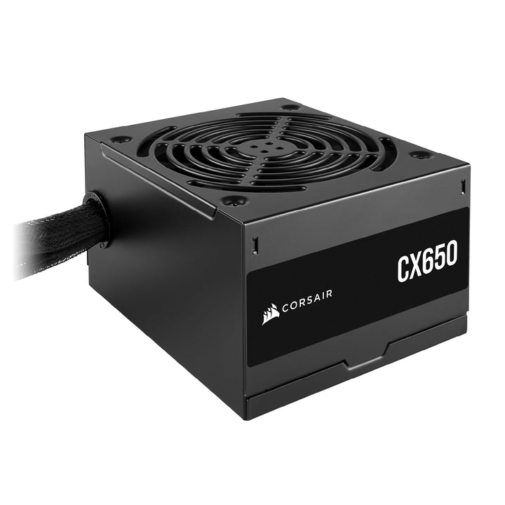 CORSAIR CX650 ATX 650W Netzteil - 80 Plus Bronze Zertifiziert - Geräuscharm - Ummantelte Kabel - Nic