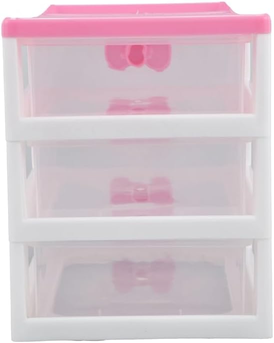 Schöne Mädchen rosa Farbe Kawaii & niedliche Desktop-Schublade Aufbewahrungsbox Empfänger Organizer