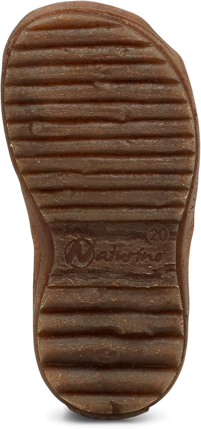 Naturino SEE-Halboffener Lederschuh-Taupe 34 EU Hellrosa, 34 EU Hellrosa