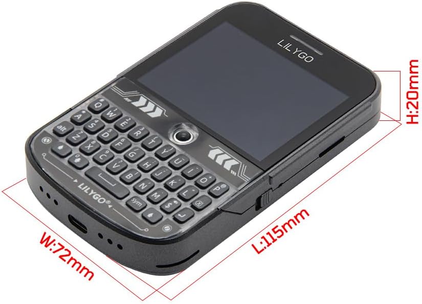 LILYGO T-Deck Plus ESP32-S3 868MHz LORA-89 Ulbox GPS 2,8-Zoll-Display TTGO-Entwicklungsboard mit int
