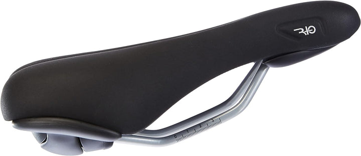 FISCHER Trekking-Sattel Visual Gel, Schwarz, Uni