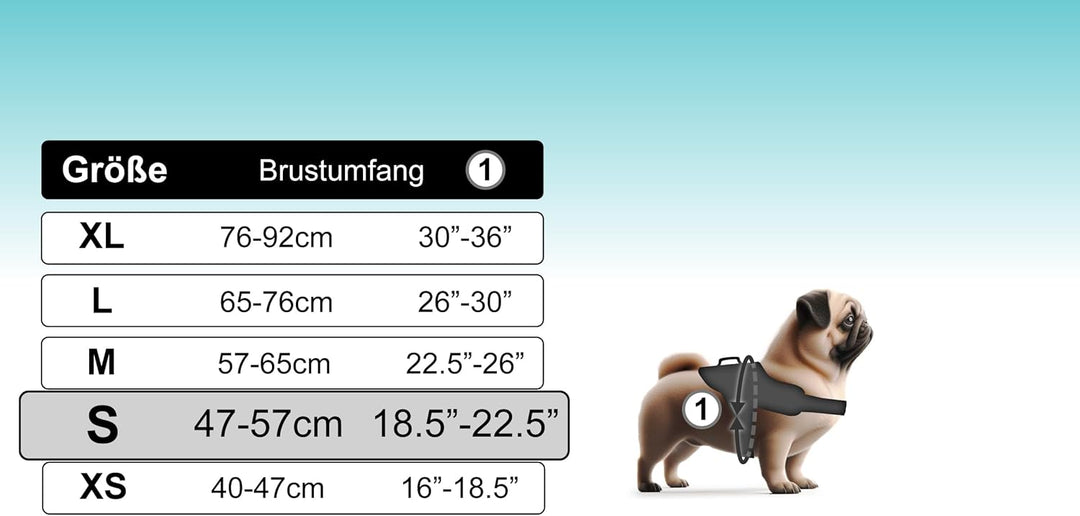 Hundegeschirr mit 3 Metallringankern zur Befestigung an der Brust oder Brust des Hundes, ohne den Ha