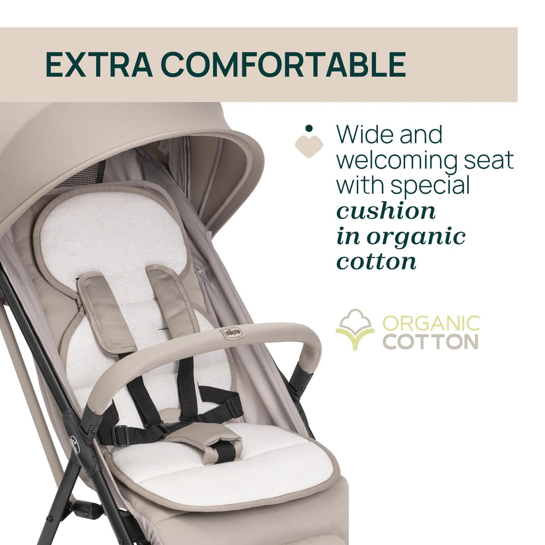 Chicco Kinderwagen Taormina, Ab Geburt bis 22 Kg, Praktisch und leicht, Zusammenklappbarer Buggy, Ki