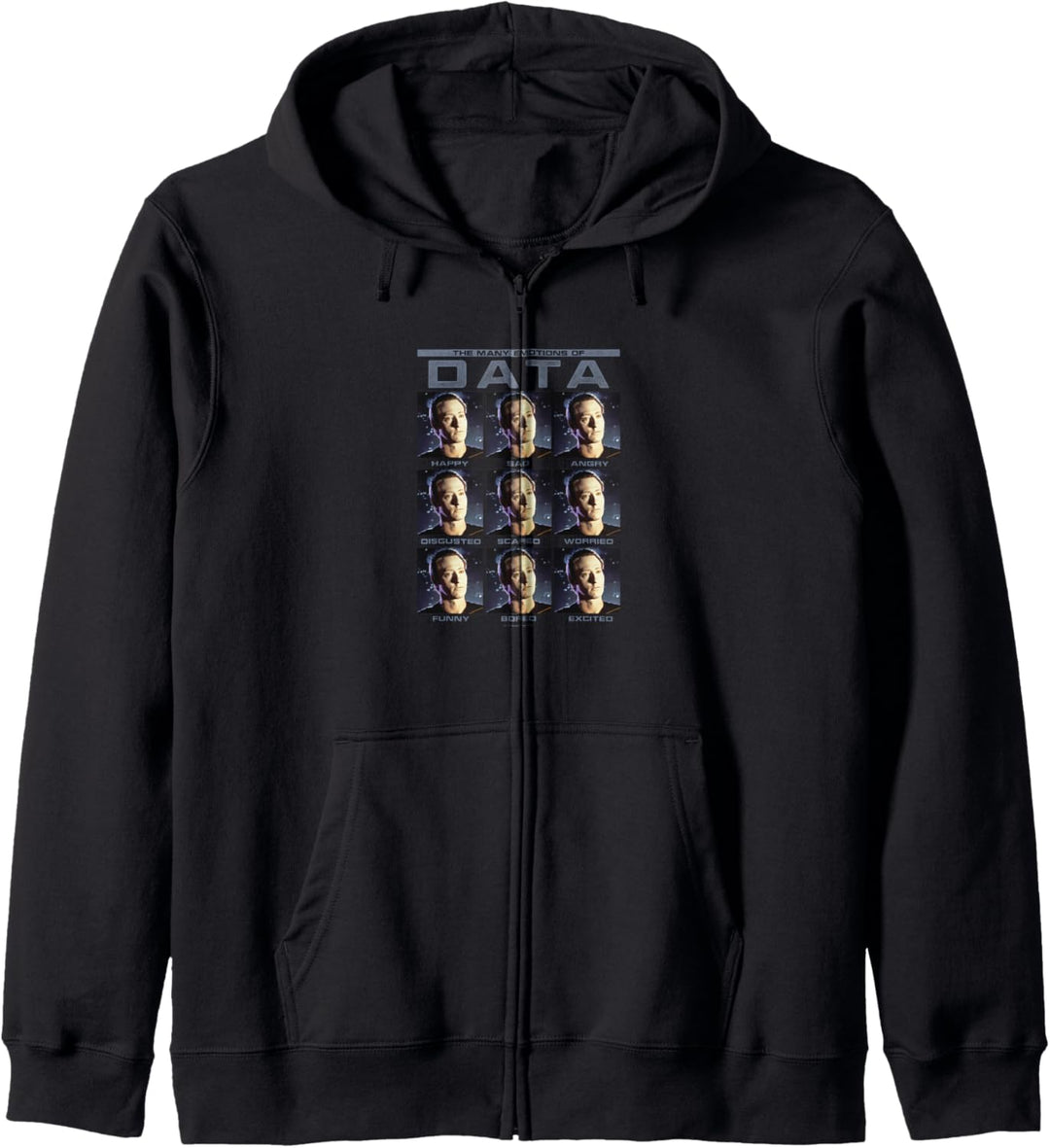 Star Trek Next Generation Emotions Of Data Kapuzenjacke