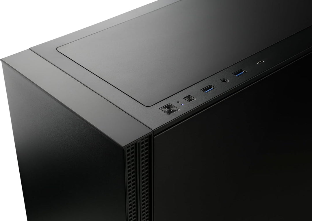Gaming PC-Gehäuse Cronos II Silent - Midi-Tower, schallgedämmt, Low-Noise, vormontierte Lüfter, E-AT