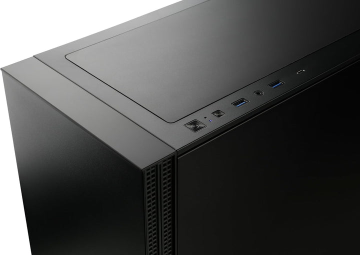 Gaming PC-Gehäuse Cronos II Silent - Midi-Tower, schallgedämmt, Low-Noise, vormontierte Lüfter, E-AT