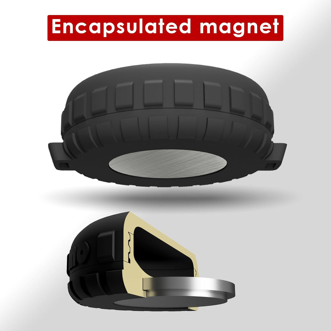 4X PREMIUM magnethalterung, klebende & kabelbinderbare Hülle | Kompatibel mit Apple AirTag | Wasser-