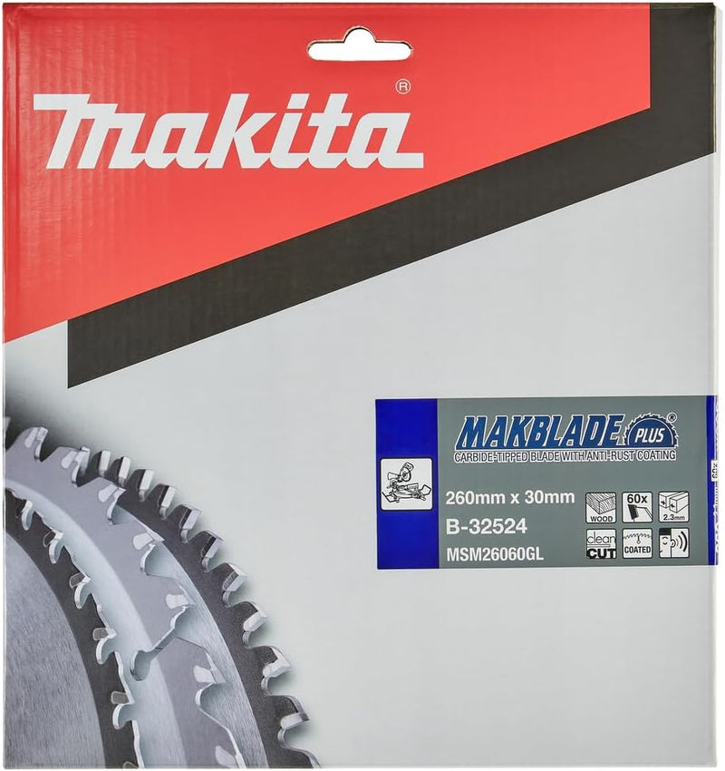 Makita Makblade+ Saegeblatt, 260 x 30 mm, 60Z, B-32524