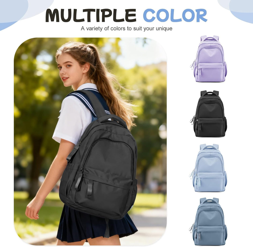 Schulrucksack Damen,Causal Schultasche Mädchen Teenager, Laptop Rucksack Damen Schulmädchen Casual T