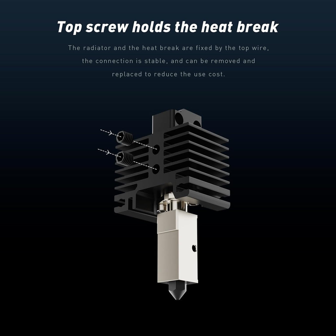 Upgrade TZ2.0 Bimetall Heatbreak Hotend w/überzogener Kupfer Heizblock Silikon Socke Hohe Temperatur