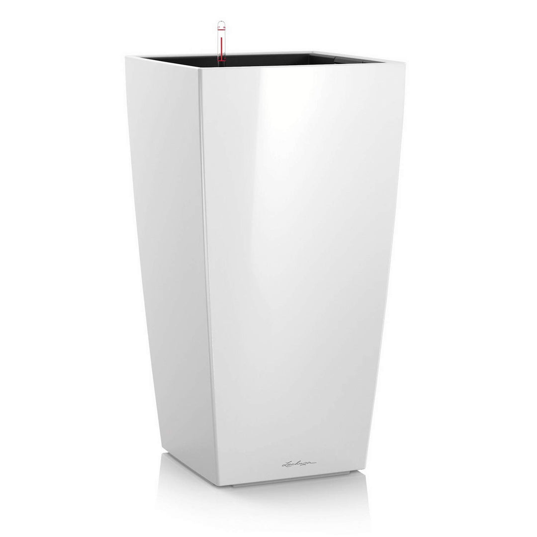 LECHUZA CUBICO Premium 30 weiss hochglanz 18181 29.5x29.5x56.5 cm Weiss Hochglanz, 29.5x29.5x56.5 cm