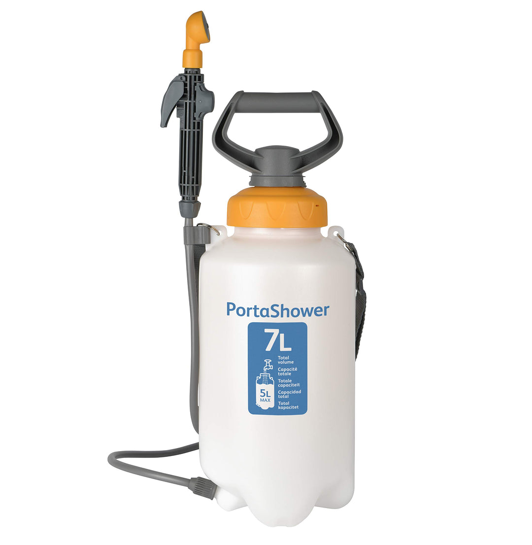 Hozelock 4 in 1 Porta Shower tragbarer Sprüher, 1