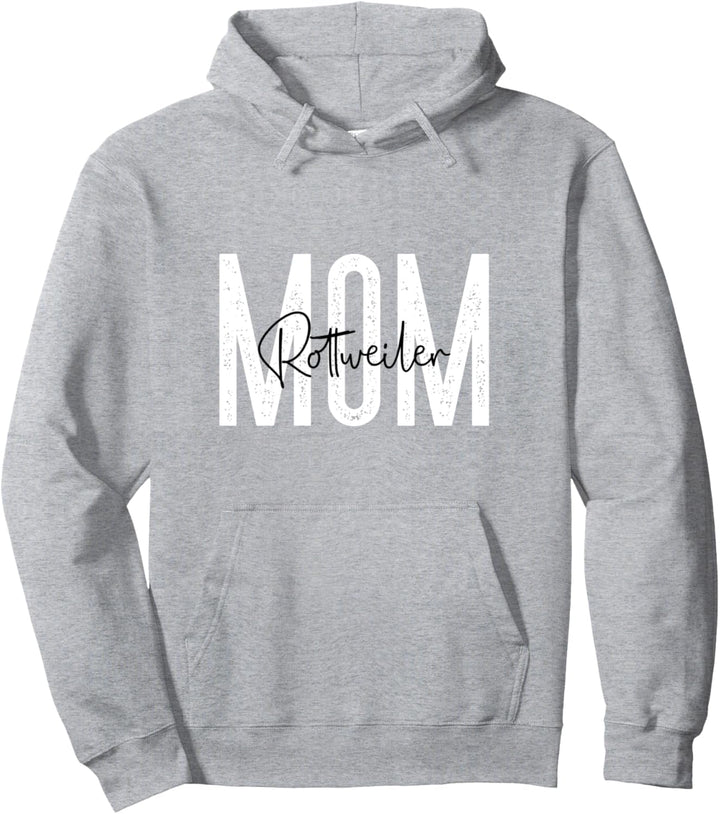 Rottweiler mom Hund Hunde Hundemama Bekleidung Pfoten Pullover Hoodie