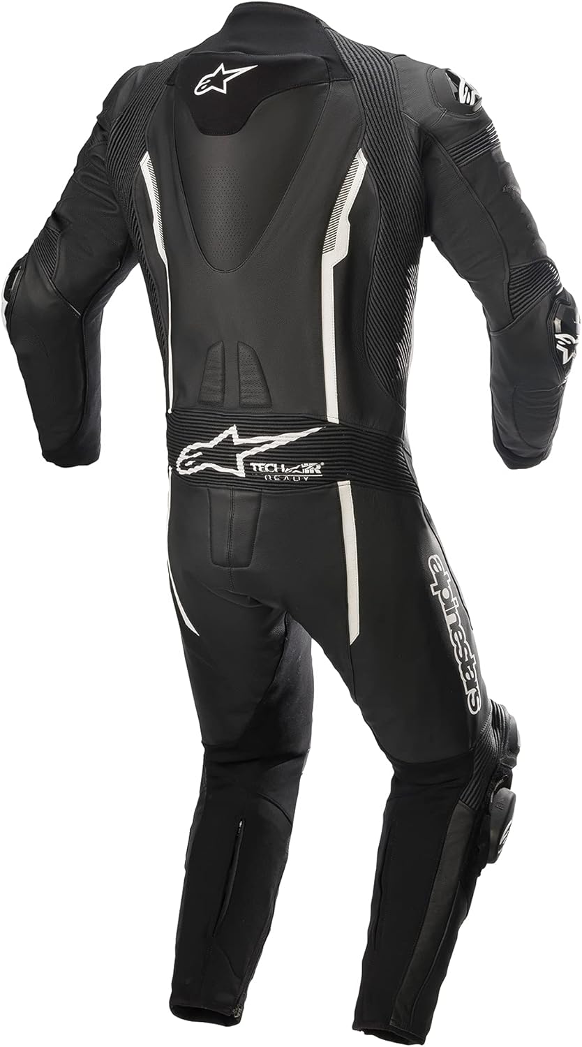 Alpinestars Missile V2 1-Teiler Motorrad Lederkombi, schwarz/weiss, 58 58 Schwarz Weiss, 58 Schwarz