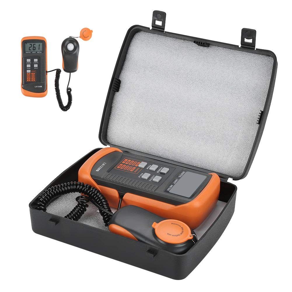 Belichtungsmesser, LX1330B Digitales Luxmeter LCD-Display Belichtungsmesser 0-200.000 Lux Beleuchtun