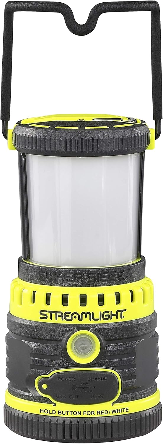 STREAMLIGHT Unisex-Adult SUPERSIEGE AMARILLA Con CARGADOR INTERNACIONAL, Amarillo, Standard