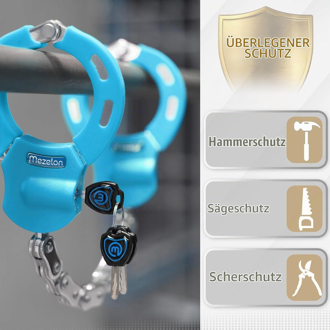 E Scooter Schloss | Fahrradschloss | Hochsicherheits-Schlösser | Handschellenschloss | Hochbelastbar