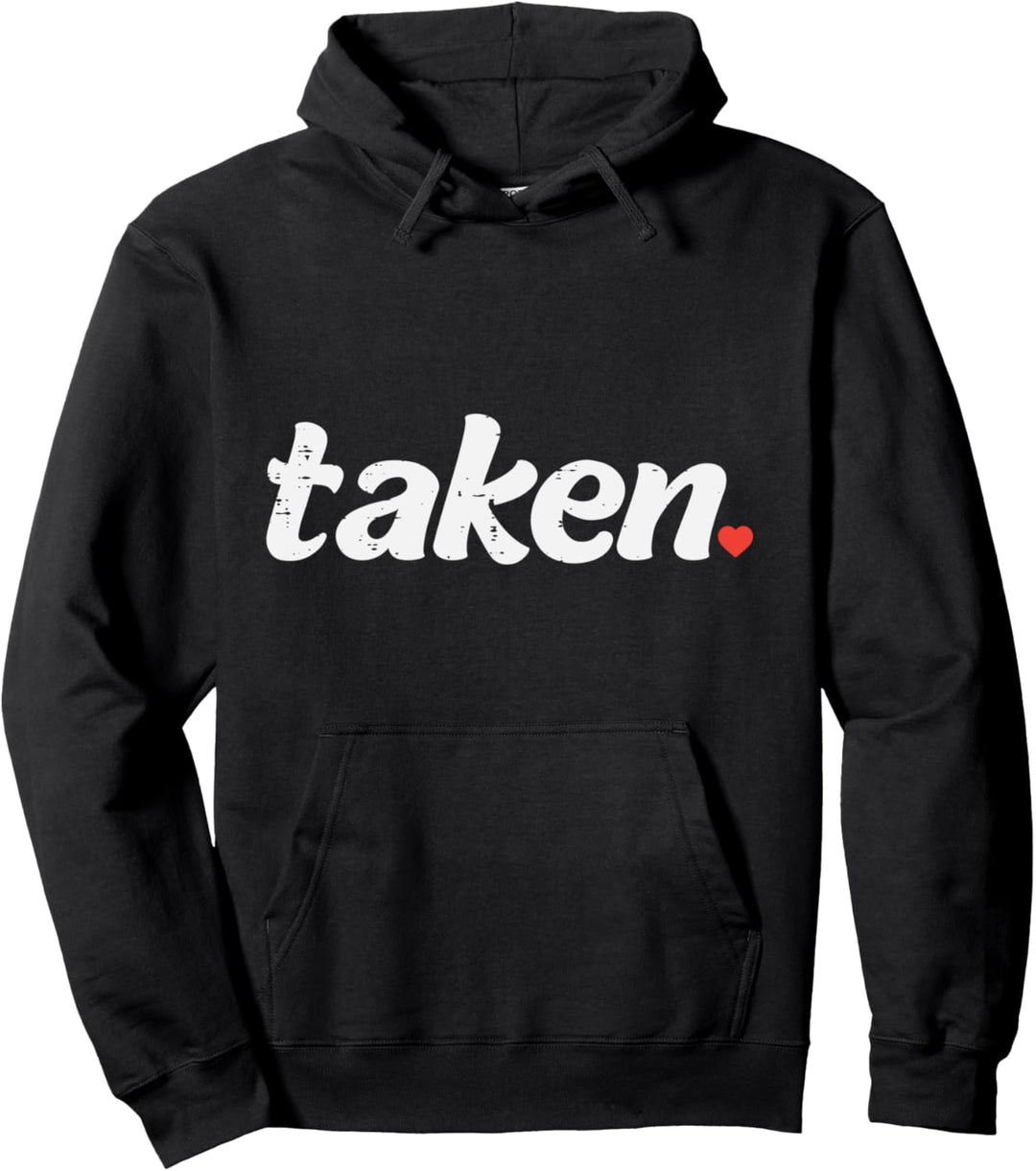 Taken Heart Valentines Day Couple Men Women Married Gift Pullover Hoodie