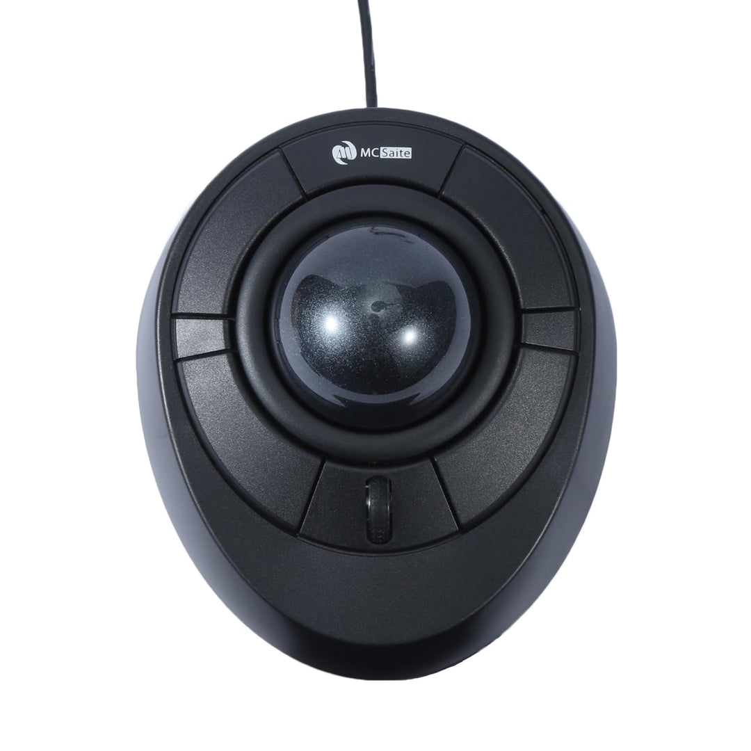 Wired Trackball Maus mit Scroll Wheel - Grauer Ball