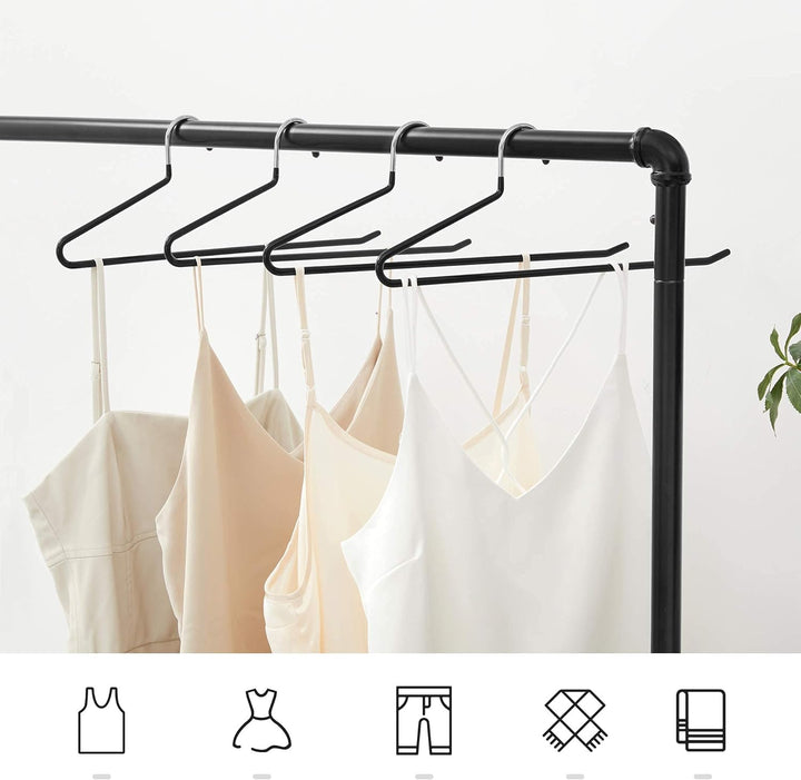 SONGMICS Hosenbügel, 20er Set, Kleiderbügel, offenes Ende, multifunktional, rutschfest, 38 x 0,5 x 1