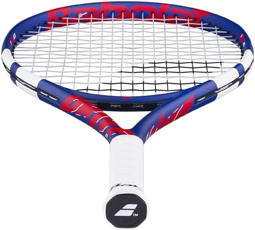 Babolat - Tennisschläger Modell Drive Junior, Einheitsgrösse, Farbe Blau/Rot, Rahmen aus Graphit und
