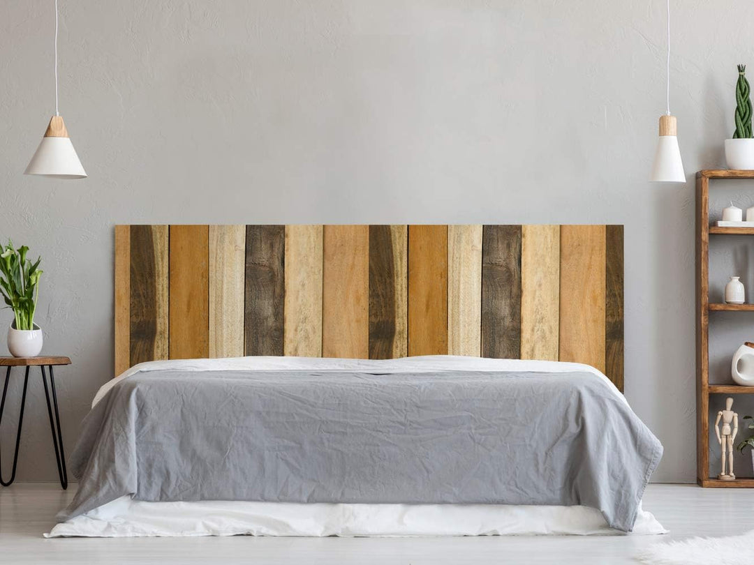 Oedim Kopfteil für Bett, PVC, Antik-Textur, vertikal, Holz, Mehrfarbig, 150 x 60 cm, erhältlich in v