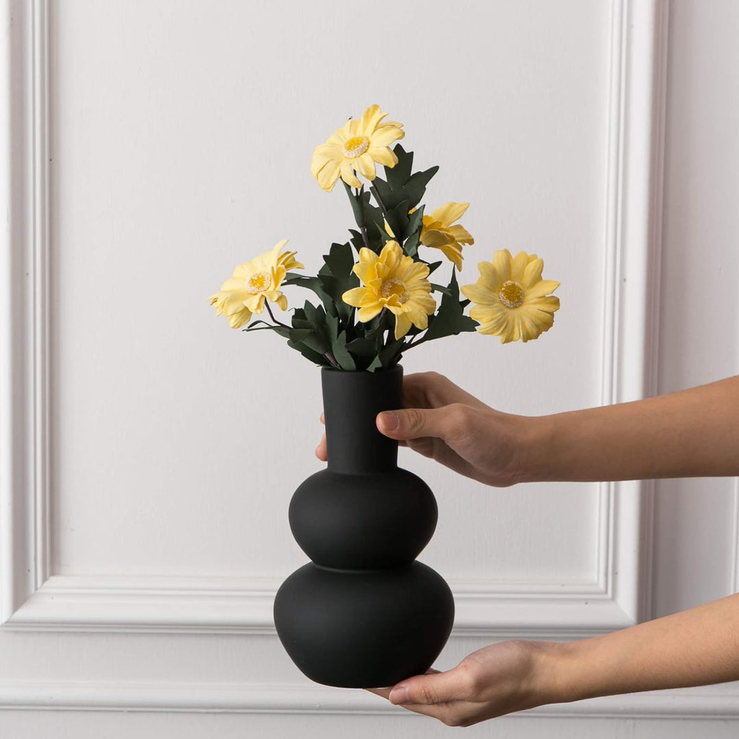Tenforie Blumenvase aus Keramik für Dekoration, Blumenvase für Heimdekoration, Wohnzimmer, Zuhause,